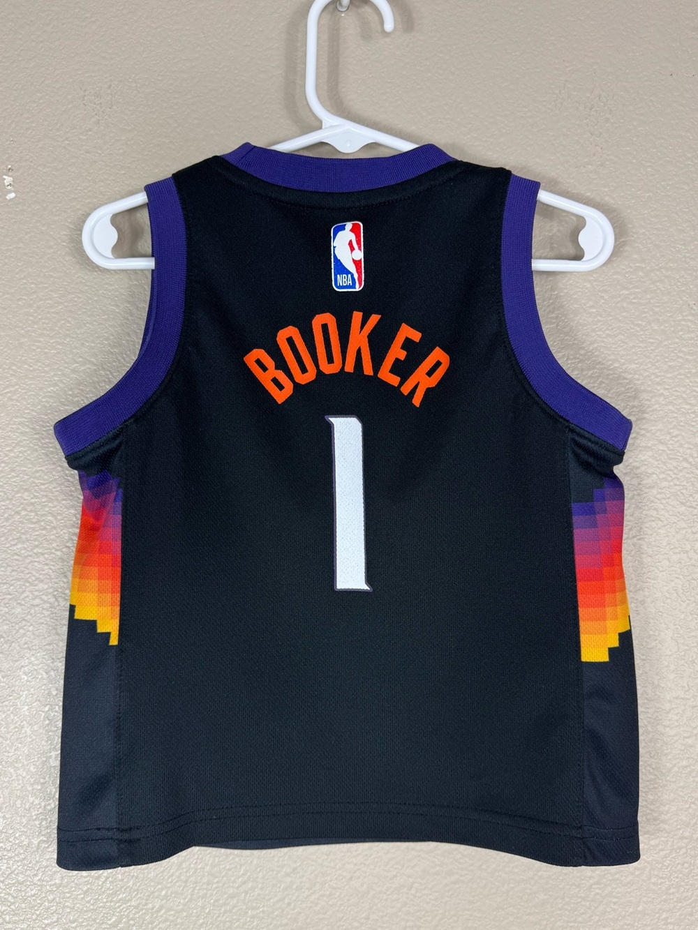 Nike Devin Booker Phoenix Suns The Valley Youth Swingman Jersey size 3T F